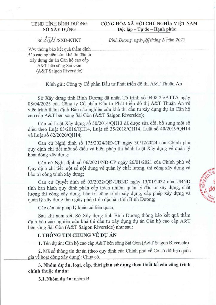 A&T Saigon Riverside tiếp tục hoàn thiện pháp lý, sẵn sàng bước vào giai đoạn mới