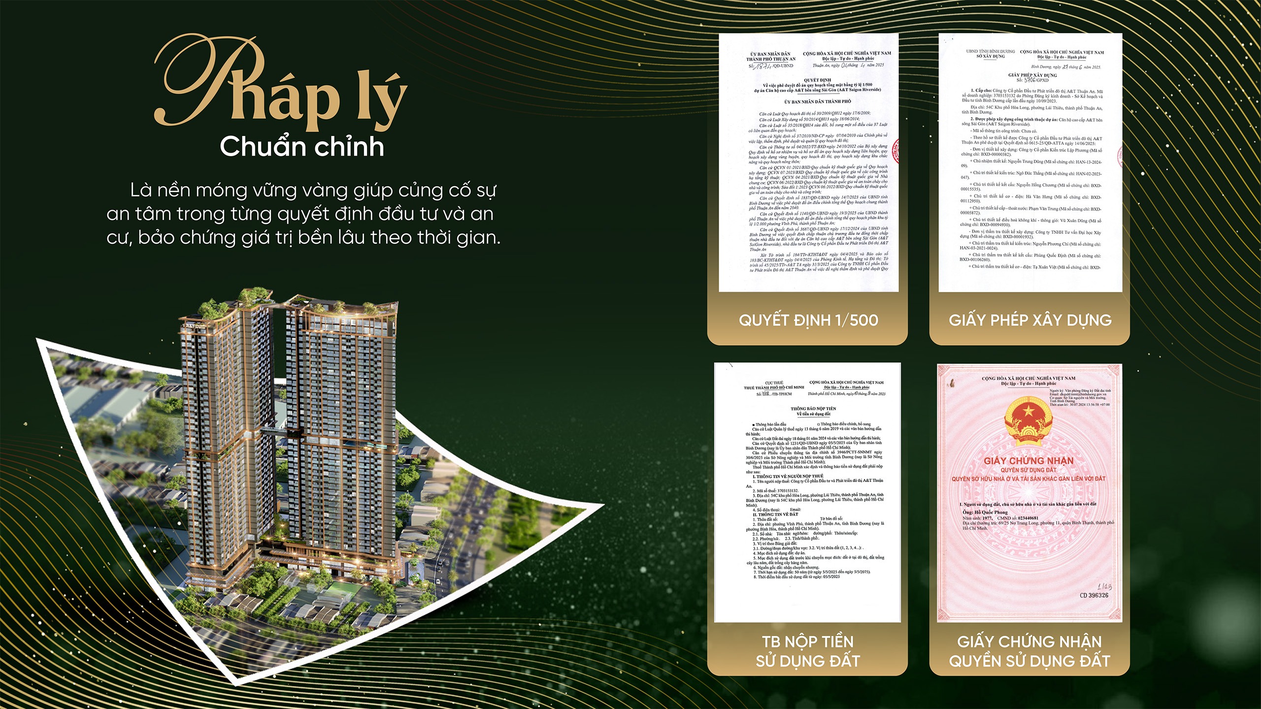 pháp lý Căn hộ chung cư AT Sài Gòn RiverSide Quốc Lộ 13 TPHCM