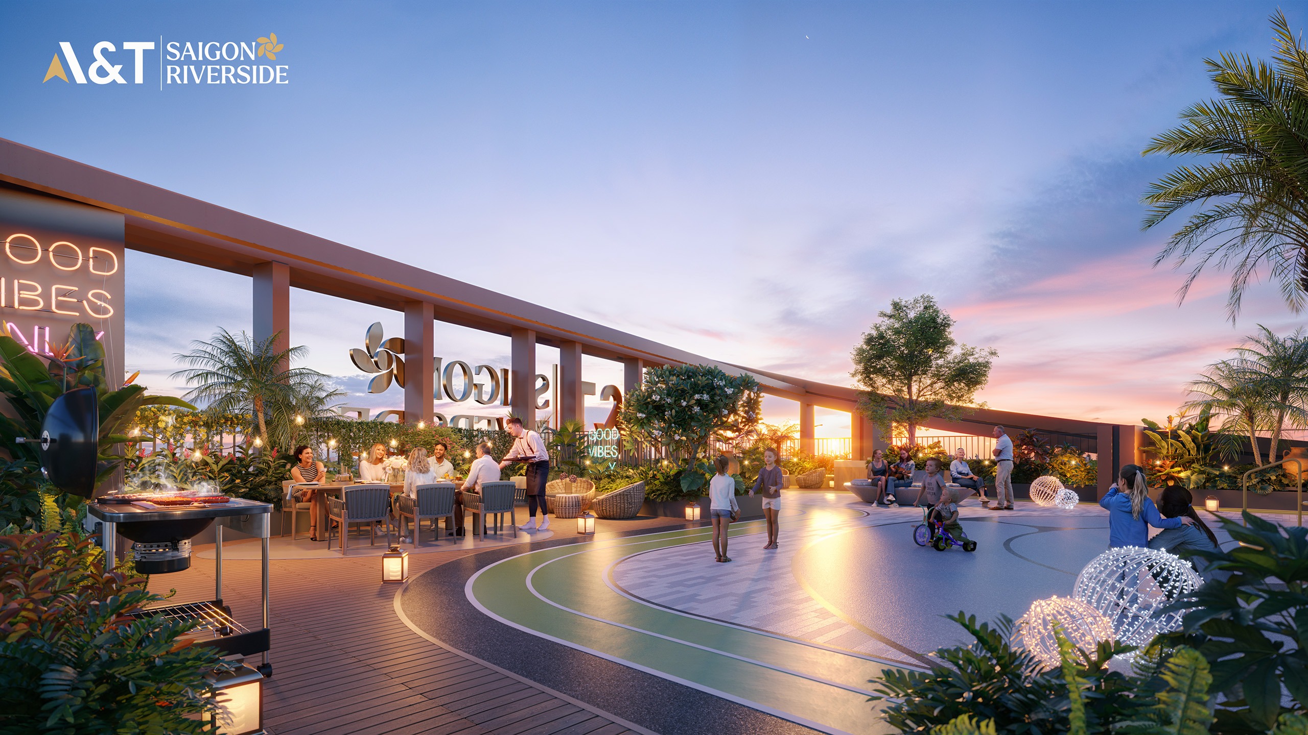 tiện ích Căn hộ chung cư AT Sài Gòn RiverSide Quốc Lộ 13 TPHCM