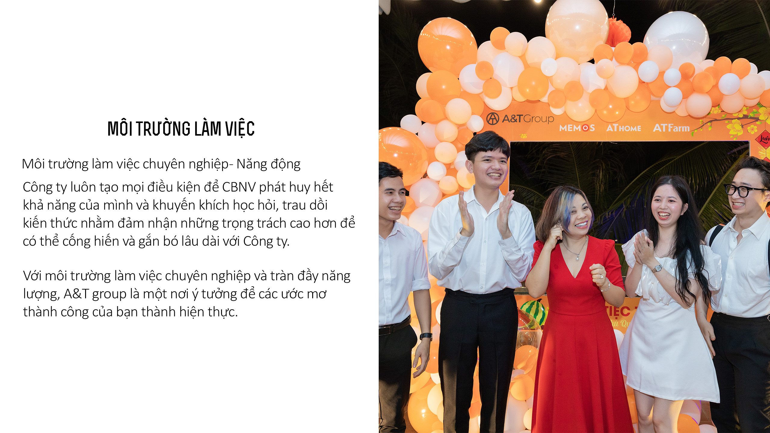 chính sách tuyển dụng AT Group môi trường làm việc